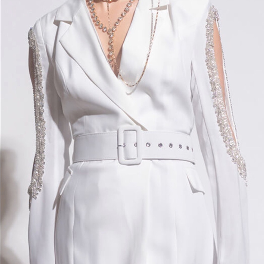 AKIRA Shine On Me Blazer Dress